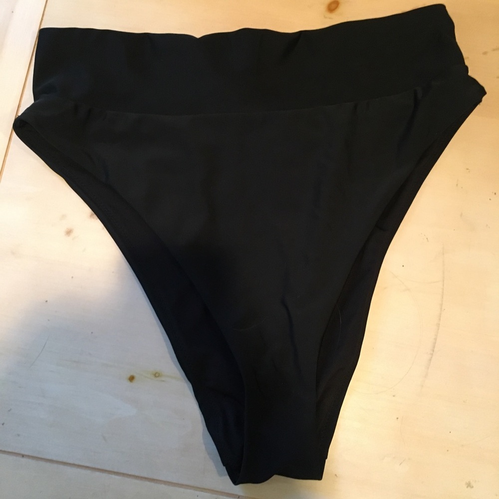 Aerie High Cut Cheeky Bikini Bottom, L